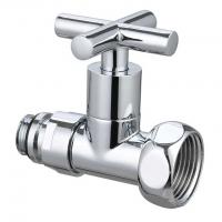 Вентиль для полотенцесушителя прямой хром НВ 3/4"x1" Gappo